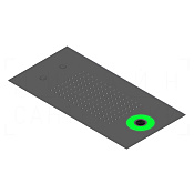 Ritmonio Shower heads Потолочный душ встраиваемый 30x60 см, 2 вида струи, цвет: bright steel 75IX01LUC