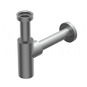 Ritmonio Traps Сифон для раковины из нержавеющей стали, цвет: brushed stainless steel 78G001INOX