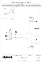 Ritmonio Traps Сифон для раковины латунный, цвет: chrome 78G004CRL