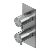 Ritmonio Diametro35 Inox Смеситель для душа встр. терм., внеш. часть, цвет: brushed stainless steel E0BA0178EINOX