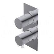 Ritmonio Diametro35 Смеситель для душа встр. термостат., внеш. часть, 3 потреб., цвет: natural brass E0BA0179EOTL