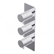 Ritmonio Diametro35 Смеситель для душа встр. термостат., внеш. часть, 2 потреб., цвет: natural brass E0BA0184EOTL