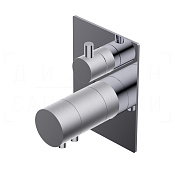 Ritmonio Tab Смеситель для душа встраиваемый термостат., внешняя часть, 2 потребителя, цвет: chrome PR28HE111CRL