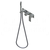 Ritmonio Pois Смеситель для душа встраиваемый, внешняя часть, 3 потребителя, цвет: chrome PR31GG102CRL