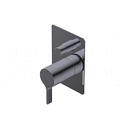 Ritmonio Tie Смеситель для душа встраиваемый, внешняя часть, 2 потребителя, цвет: chrome PR34GC101CRL