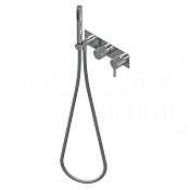 Ritmonio Tie Смеситель для душа встраиваемый, внешняя часть, 3 потребителя, цвет: chrome PR34GG102CRL