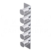 Ritmonio Taormina Смеситель для душа встраиваемый термостат., внешняя часть, 4 потреб., цвет: chrome PR35HJ101CRL