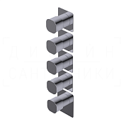 Ritmonio Taormina Смеситель для душа встраиваемый термостат., внешняя часть, 4 потреб., цвет: chrome PR35HJ201CRL