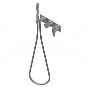 Ritmonio Tip Смеситель для душа встраиваемый, внешняя часть, 3 потребителя, цвет: chrome PR38GG102CRL