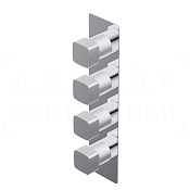 Ritmonio Haptic S Смеситель для душа встраиваемый термостат., внешняя часть, 3 потреб., цвет: chrome PR43HG103CRL