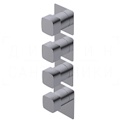 Ritmonio Haptic S Смеситель для душа встраиваемый термостат., внешняя часть, 3 потреб., цвет: chrome PR43HG201CRL