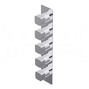 Ritmonio Haptic S Смеситель для душа встраиваемый термостат., внешняя часть, 4 потреб., цвет: chrome PR43HJ101CRL