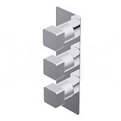 Ritmonio Glitter Смеситель для душа встраиваемый термостат., внешняя часть, 2 потреб., цвет: chrome PR47HE111CRL