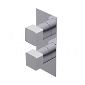 Ritmonio Glitter Смеситель для душа встраиваемый термостат., внешняя часть, 3 потреб., цвет: chrome PR47HG111CRL