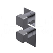 Ritmonio Glitter Смеситель для душа встраиваемый термостат., внешняя часть, 3 потреб., цвет: chrome PR47HG212CRL