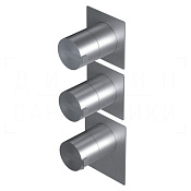 Ritmonio DOT316 Смеситель для душа встр. термостат., внеш. часть, цвет: brushed stainless steel PR50HE201INOX