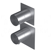 Ritmonio DOT316 Смеситель для душа встр. термостат., внеш. часть, цвет: brushed stainless steel PR50HG202INOX