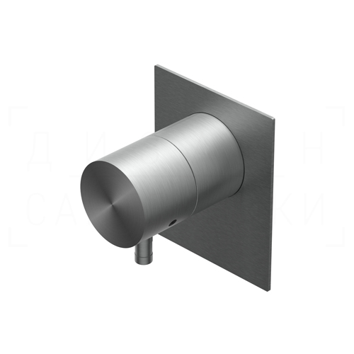 Ritmonio Diametro35 Inox Смеситель для душа встр. терм., внеш. часть, цвет: brushed stainless steel E0BA0183EINOX