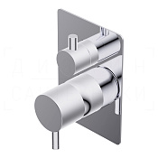 Ritmonio Diametro35 Смеситель для душа встраиваемый, внешняя часть, 2 потреб., цвет: natural brass E0BA0450EOTL