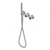 Ritmonio Diametro35 Смеситель для душа встраиваемый, внешняя часть, 3 потреб., цвет: natural brass E0BA0466ESPOTL