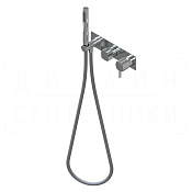 Ritmonio Haptic Смеситель для душа встраиваемый, внешняя часть, 3 потребителя, цвет: chrome PR43GR102CRL