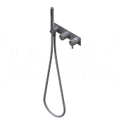 Ritmonio Diametro35 Inox Смеситель для душа встраиваемый, внеш. часть, цвет: brushed stainless steel E0BA0466EINOX