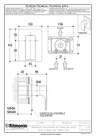 Ritmonio Glitter Смеситель для душа встраиваемый, внешняя часть, 1 потребитель, цвет: chrome PR32FC101CRL