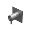 Ritmonio Diametro35 Inox Смеситель для душа встраиваемый, внеш. часть, цвет: brushed stainless steel E0BA0144INOX