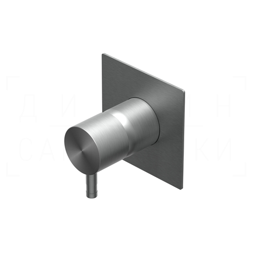 Ritmonio Diametro35 Inox Смеситель для душа встраиваемый, внеш. часть, цвет: brushed stainless steel E0BA0144INOX