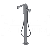 Ritmonio Taormina Смеситель для ванны напольный с душевым набором - ручной душ, шланг, цвет: chrome PR35DE201CRL