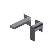 Ritmonio Pois Смеситель для раковины встраиваемый, с внутренней частью, излив 14,2 см, цвет: chrome PR31AL201CRL