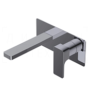 Ritmonio Glitter Смеситель для раковины встраиваемый, с внутренней частью, излив 19,3см, цвет:chrome PR32AL102CRL