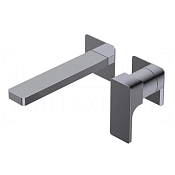 Ritmonio Glitter Смеситель для раковины встраиваемый, с внутренней частью, излив 19,3см, цвет:chrome PR32AL202CRL