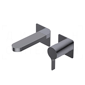 Ritmonio Tie Смеситель для раковины встраиваемый, с внутренней частью, излив 14,2 см, цвет: chrome PR34AL201CRL