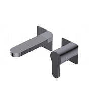 Ritmonio Tab Смеситель для раковины встраиваемый, с внутренней частью, излив 14,2 см, цвет: chrome PR37AL201CRL