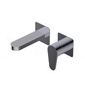 Ritmonio Tip Смеситель для раковины встраиваемый, с внутренней частью, излив 14,2 см, цвет: chrome PR38AL201CRL