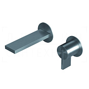 Ritmonio DOT316 Смеситель для раковины встр., с внутр. частью, излив, цвет: brushed stainless steel PR50AL201INOX