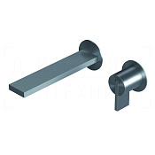 Ritmonio DOT316 Смеситель для раковины встр., с внутр. частью, излив, цвет: brushed stainless steel PR50AL202INOX