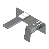 Ritmonio Haptic S Смеситель для раковины встраиваемый, внешняя часть, излив 14,5 см, цвет: chrome PR57AL101CRL