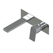 Ritmonio Haptic S Смеситель для раковины встраиваемый, внешняя часть, излив 19,5 см, цвет: chrome PR57AL102CRL