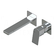 Ritmonio Haptic S Смеситель для раковины встраиваемый, внешняя часть, излив 19,5 см, цвет: chrome PR57AL202CRL