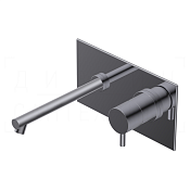 Ritmonio Diametro35 Смеситель для раковины встраиваемый, внешняя часть, излив 21 см, цвет: chrome E0BA0117CRL