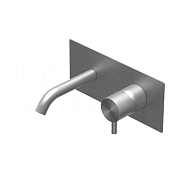 Ritmonio Diametro35 Inox Смеситель для раковины встр., внеш. часть, цвет: brushed stainless steel E0BA0116CINOX