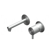 Ritmonio Diametro35 Inox Смеситель для раковины встр., внеш. часть, цвет: brushed stainless steel E0BA0116SPDINOX