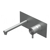 Ritmonio Diametro35 Inox Смеситель для раковины встр., внеш. часть, цвет: brushed stainless steel E0BA0117DINOX