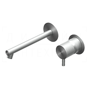 Ritmonio Diametro35 Inox Смеситель для раковины встр., внеш. часть, цвет: brushed stainless steel E0BA0117SPDINOX