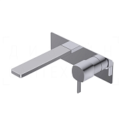 Ritmonio Haptic Смеситель для раковины встраиваемый, внешняя часть, излив 19,5 см, цвет: chrome PR43AZ102CRL