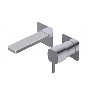 Ritmonio Haptic Смеситель для раковины встраиваемый, внешняя часть, излив 14,5 см, цвет: chrome PR43AZ201CRL