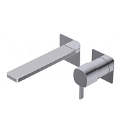 Ritmonio Haptic Смеситель для раковины встраиваемый, внешняя часть, излив 19,5 см, цвет: chrome PR43AZ202CRL