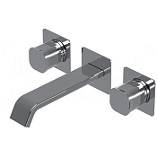 Ritmonio Taormina Смеситель для раковины встраиваемый, внешняя часть, излив 20,6 см, цвет: chrome PR35AR202CRL